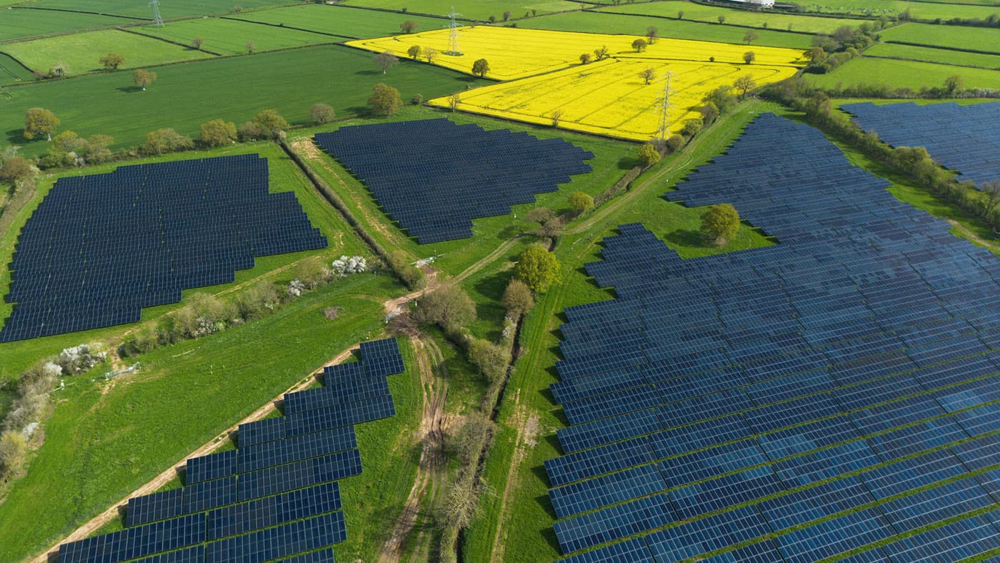 Larks Green solar project, South Gloucestershire, England